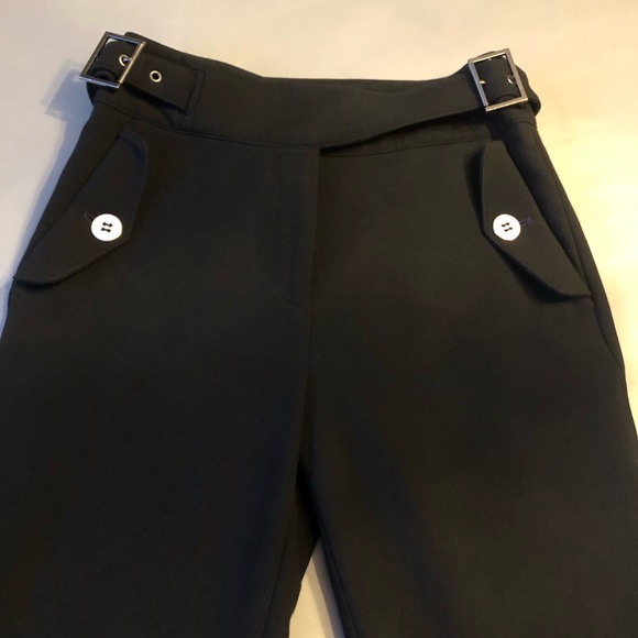 VERONICA BEARD Jaina Pants Black Crop Trousers size 2 small - Picture 4 of 10